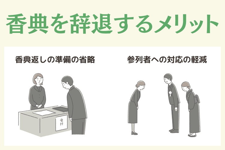 香典を辞退するメリット