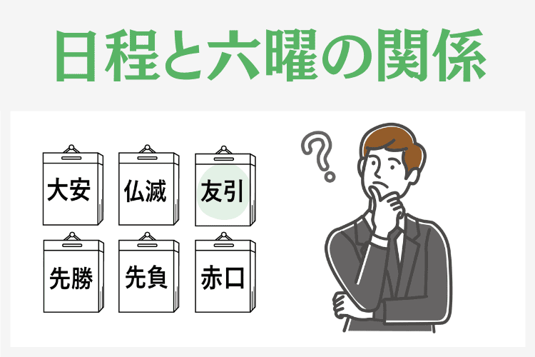 葬儀の日程として気にされやすい「六曜の友引」