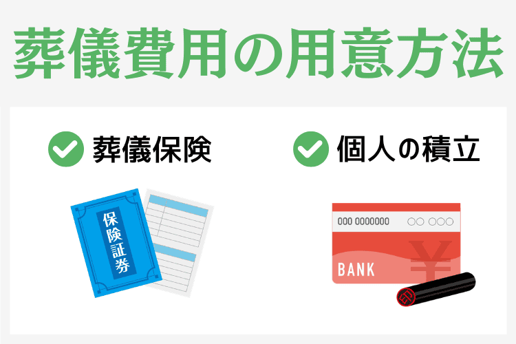 葬儀費用の用意方法