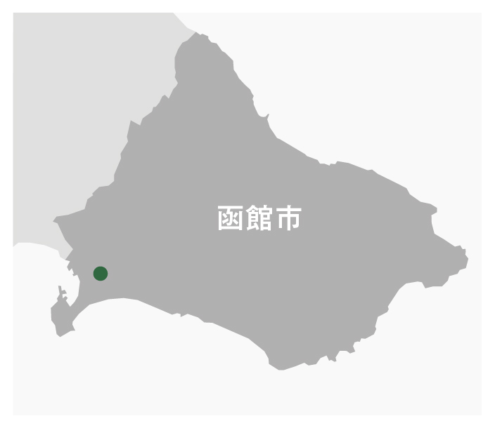 函館市利用可能式場地図