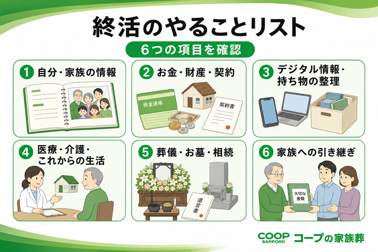 【自分向け】終活やることリスト