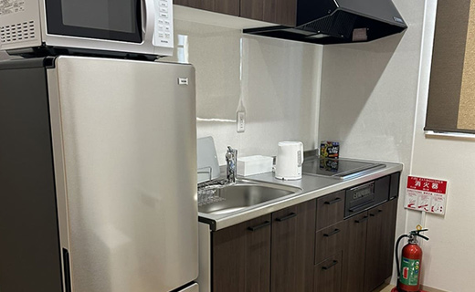 キッチン完備で安心