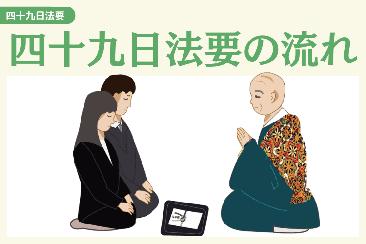 四十九日法要の当日の流れ