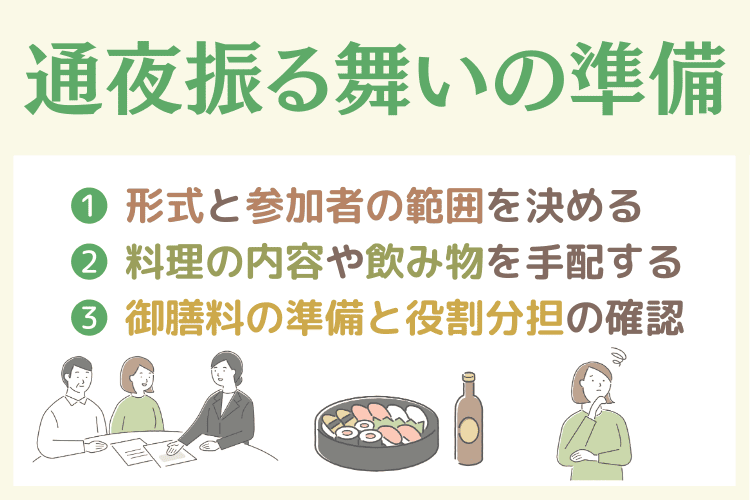 通夜振る舞いの準備方法
