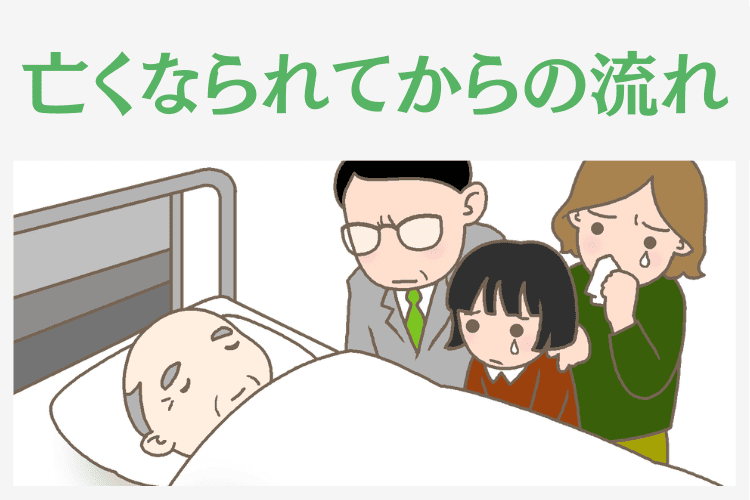 亡くなられてから一日葬を行うまでの流れ