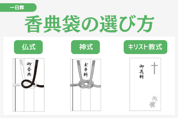 香典袋（不祝儀袋）の選び方