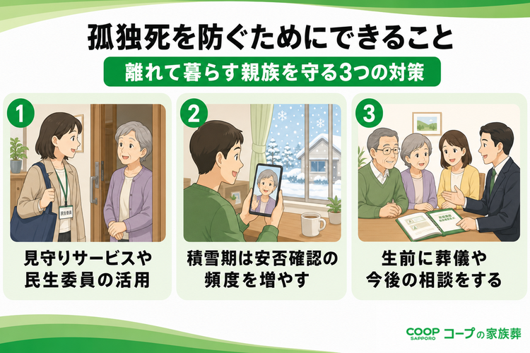 孤独死を防ぐためにできること