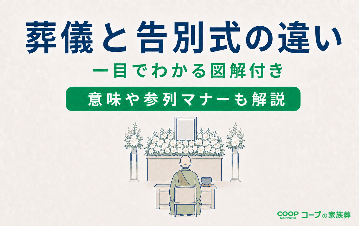 葬儀と告別式の違いとは？意味や参列マナーをわかりやすく解説
